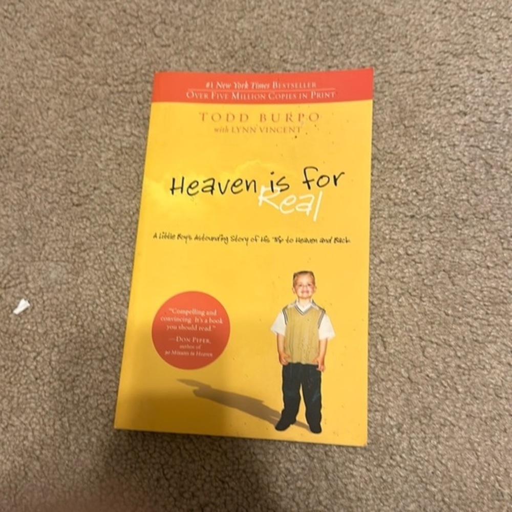 Heaven is for real book.​​​